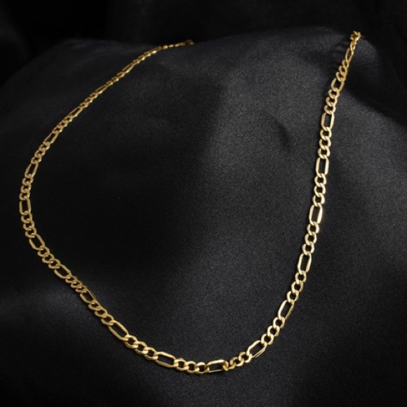 Figaro Curb Link Chain Necklace - Picture 8 of 8